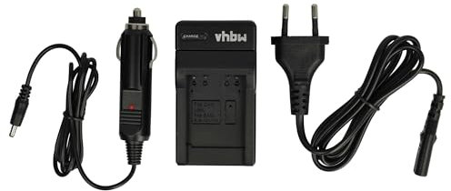 vhbw caricabatterie compatibile con Samsung Digimax ES50, ES55, ES60, IT100, L100, L110, L200 batterie di videocamera, reflex - Stazione di ricarica