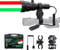 Odepro KL62Plus 3-Color-in-1 (Rot, Weiß, Grün) Zoom Taschenlampe Stufenlos dimmbare LED-Taschenlampe IP68 Wasserdichte taktische Taschenlampe