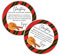 Potpourri-Anleitung für Weihnachten, 30 Stück, 6,3 cm Kreisanhänger mit vorgestanztem Loch, Potpourri-Anhänger, Weihnachtsdesign