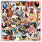 Rooster Stickers 50Pcs Vinyl Cute Animal Sticker for Laptop Water Bottle Hydro Flask Skateboard Computer Phone Luggage Bicycle Car,Waterproof Aesthetic Stickers for Teens Kids