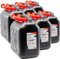 KOVA 6x Benzinkanister 10L SCHWARZ Kunststoff Dieselkanister Reservekanister Kraftstoffkanister 10 L Liter ltr Wasserkanister für Benzin Diesel Wasser AdBlue 10-Liter-Kanister Petrol Can Kanister