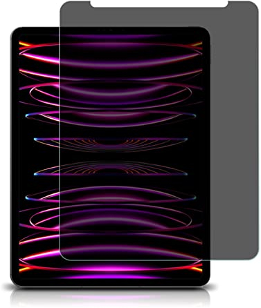 HaruYo Privacy Pellicola Protettiva Compatibile con iPad Pro 12.9 2022 2021 2020 2018, 360° Anti Spy in Vetro Temperato Film Pellicola Prottetiva per iPad Pro 12.9 Pollici