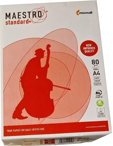 Kopierpapier Hochweiß 1000 Blatt Premium Druckerpapier A4 80 g Laser weißgrad 156
