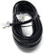 DRUT 5m, RJ11 to RJ11 Telephone Landline Cable ADSL (6P4C) Flat Lead High Speed BT Internet Broadband Male to Male Router, Modem, Phone Extension Wire (16.5ft, Black)