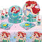 Amycute Stoviglie per Feste di Compleanno, Set Compleanno Bambina con Piatti Carta Sirena Bicchieri Tovaglioli Tovaglie Kit Stoviglie per Feste per Bambino