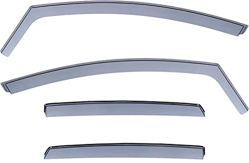 Modifycar Windabweiser, kompatibel mit Dacia Sandero Stepway II 2013-2020, 4er-Set vorne und hinten, Fenster, Auto Luft