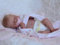 iCradle Reborn Dolls 18inch 48cm Full Body Vinyl Silicone Baby Doll Boy Anatomically Correct Hand Implanted Blonde Hair Realistic Newborn Doll Boy Eyes Closed Ages 3+ (BOY)