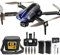 HYTOBP AE8 GPS Drohne mit 3-Achsen-Gimbal & 4K UHD 30FPS Kamera EIS, 2 Akkus, Maximaler Flug 56 Mins, QuickShots, Automatische Rückkehr, Windwiderstand der Stufe 7, Tragetasche, Drohne für Erwachsene