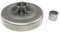 Pignon de tambour d'embrayage pour Husqvarna 340, 340E, 345, 345E, 350, 350E, 351, 353, 353XP, 445, 445E, 445 II, 445E II, 450, 450 II, 450E, 450E II