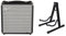 Fender Rumble 40, Bass Amp, 40W, Suitable For Electric Bass Guitar, Black/Silver & KEPLIN Guitar Stand A Frame Foldable Universal Fits All Guitars Acoustic Electric Bass Stand A (Guitar Stand)