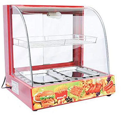 SmPinnaA Food warming cabinet,small commercial insulation display cabinet, multi-range adjustment,Hamburg cabinet insulation display cabinet display cabinet,suitable for coffee shop cake room bakery