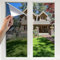 Spiegelfolie Selbstklebend Reflektierende Fensterfolie Sonnenschutzfolie Sichtschutzfolie UV-Schutz Wärmeisolierung Fenster für Büro und Haus (Silver, 60 * 200cm)