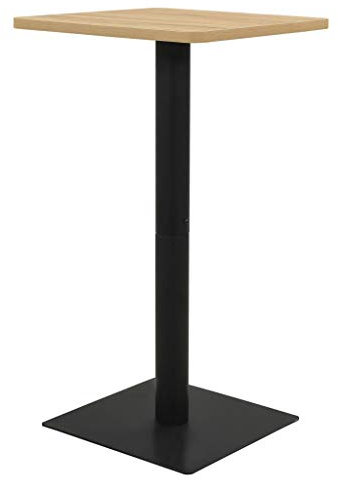 Lauuoeriau Furniture Item Home Bistrotisch, Eiche, 50 x 50 x 107 cm, Möbel