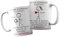 t-shirteria Coppia Tazze Personalizzate per San Valentino, Idea Regalo di Coppia, per Anniversario e Compleanno, in ceramica con Frase Divertente, (Le Tue Scorregge)