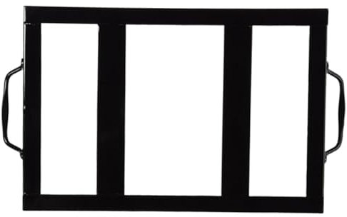 BEBEMOKO Salzregal Salzblock Emaille-Tabletts Meersalzmühle nachfüllbar Salztabletten Teller Spieß Flocken Steaksteine Taco Salzmühle Block Salz Schwarz Serviertablett Muschel Edelstahl 2 Stück