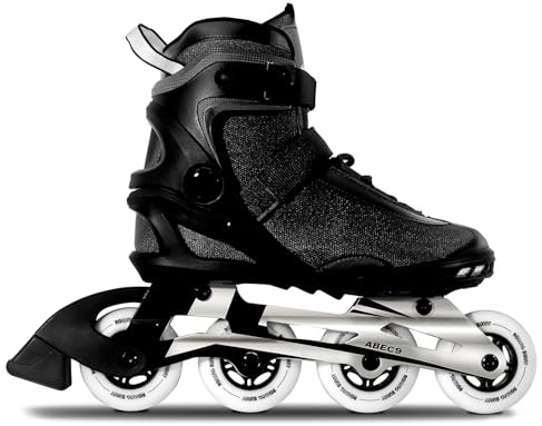 RollingBunny Inline-Skates Pro für erwachsene Damen: ABEC-9-Kugellager-Aluminiumrahmen, atmungsaktives Futter mit optionaler Bremse