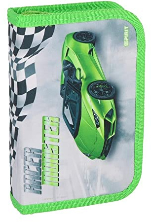 Schüleretui Racer Monster 1Zip 28-tlg.