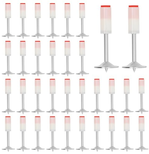 BEASAFY 400 Stück Nägel für Nagelpistole, 7,3 mm Round Nagelpistole Nägel, Geeignet für Befestigung Installieren und Reparatur für Decken, Wände