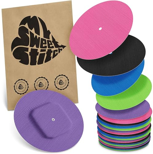 MySweetStitch – 10–25× Cerotto Simplera rotondo, overpatch Ø 70 mm, delicato sulla pelle, impermeabile e traspirante (Arcobaleno, 25)