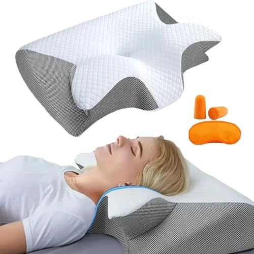 OALYGEI Seladi Airflow,Seladi Airflow Pro Kissen-Nacken therapiekissen schlafapnoe (Grau)