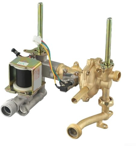 Gruppo valvola di collegamento acqua e gas in rame da 7-10 litri per scaldabagno a gas, accessorio per riscaldamento e raffreddamento da 150 mm, flusso d'acqua fluido e funzionamento affidabile