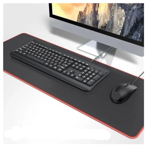 YGLSJP Tastatur-Mauspad, Gaming-PC, Computer, große Gamer-Schreibtischunterlage, Schwarz, 21 x 25 cm, 25 x 29 cm, 30 x 70 cm, 40 x 90 cm (30 x 70 cm), 3 Stück