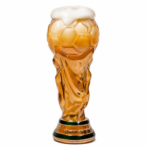 TTTWWW Jarra de Cerveza de Fútbol, 500 ml Jarra Cerveza, Copas de Cerveza, Copa Cerveza, Vasos Cerveza, Copa del Mundo, para Bebidas, Fiesta de Fútbol