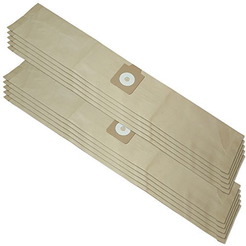 10 Sacs d'aspirateur pour NILFISK: 115, 130, 135, 140 7015 040, 950, Ergo Clean, Euro, GD 930, GD930, Panther, GD 930 G Panther, GD 930 S 2 Cubic