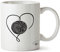 Hippowarehouse Ball of Wool Love Heart Printed Mug Cup Ceramic 10oz