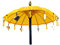 GURU SHOP Zeremonienschirm, Asiatischer Dekoschirm - Gelb, 250x190x190 cm, Zier- & Sonnenschirme