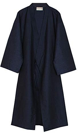 Männer Yukata Roben Kimono Robe Khan gedämpfte Kleidung Pyjamas # 02