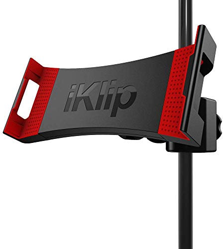 IK Multimedia iKlip 3 - Soporte de micrófono Universal para iPad y tabletas, flexible, resistente, portátil