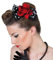 PARTY DISCOUNT Haarspange Rockabilly Rose
