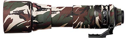 easyCover - Lens Oak - Objektivschutz - Schutz für Ihr Kameraobjektiv - Geeignet für Tamron 150-600mm f/5-6.3 Di VC USD Model AO11 - Grüne Camouflage