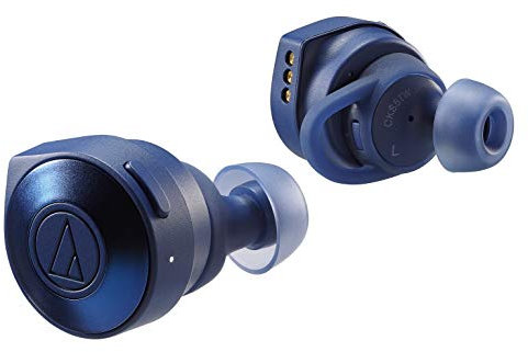 Audio-Technica Wireless Bluetooth 5.0 Earphone ATH-CKS5TW Solid Bass Truly Wireless [Blue]