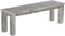 Sitzbank 140 cm Rio Classico Shabby Eiche Pinie Massivholz Esszimmerbank Küchenbank Holzbank - Größe und Farbe wählbar Brasilmöbel