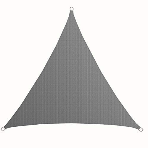 AMANKA 3x3x3 UV Sonnensegel Dreieck Wasserdurchlässig - Sonnenschutz Balkon Dreieckig - 3m Terrassendach Sichtschutz Garten Sonnendach Pool Pergola Trampolin Wohnwagen Sonnenschutz Terrasse Camping