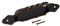 ADGO Tirador Antaba Tirador Tirador Puerta Puerta Wicket 190 mm, Acero, Hierro Forjado Recubierto en Polvo, Elegante Antiguo, Color Cobre Viejo, 1 pieza