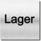 Türschild Lager Schild UV Druck 12 x 12cm - 3mm Aluverbund - Made in Germany - Art.Nr. 2123