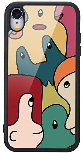 MAYCARI iPhone 6/6s Case - Abstract Art Eyes Pattern Design with Soft TPU Bumper for Girls & Women