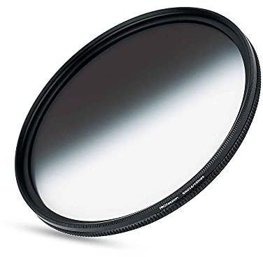 PROfezzion Soft Grad ND 55mm Verlaufsfilter Circular Gradual Neutral Density Filter 4-Stopp für Nikon D3500 D3400 D5600 D7500 mit 18-55mm Kit-Objektiv Fotografie von Himmel und Boden