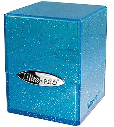 UP - Satin Cube - Glitter Blue
