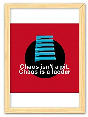 Chaos Pit Leiter Art Deco Fashion Dekorative Holzmalerei Home Decoration Bilderrahmen A4
