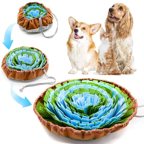Schnüffelteppich für Hunde,Schnüffelmatte für Hunde,Hund Schnüffelteppich,Wird für das Intelligenz und Geruchstraining des Hundes Verwendet