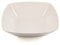 Buzztrove 4 Pcs Deep Square Plastic Bowls Set | 16 cm, 19 cm & 24 cm | Unbreakable Colorful Bowls for Parties, E-Co Friendly, Reusable Bowls for Salad & Pasta (White, 24 x 24cm)