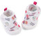 LACOFIA Zapatos Primeros Pasos Bebé Niña Zapatillas de Deporte Infantil Calzado Bebé Transpirables con Suela Goma Antideslizante Rosa 18(CN 16)