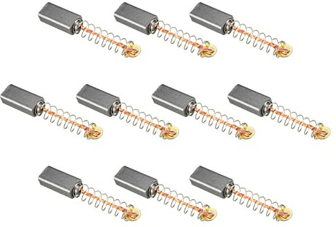 QUARKZMAN 13mm x 6mm x 4mm Reemplazo Carbón Cepillo 10uds Motor Carbón Cepillo para Potencia Herramienta, Eléctrica Herramientas