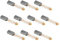 QUARKZMAN 13mm x 6mm x 4mm Reemplazo Carbón Cepillo 10uds Motor Carbón Cepillo para Potencia Herramienta, Eléctrica Herramientas