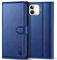Kuafcase Compatible for iPhone 12/12 Pro Case with 4 Card Slots Magnetic Closure Kickstand Shockproof Protective Phone Case Compatible for iPhone 12/12 Pro - Royal Blue