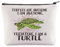 WZMPA Lustige Kosmetiktasche mit Schildkröten-Motiv, Turtles Are Awesome I Am Awesome Therefore I Am A Turtles, Make-up-Tasche mit Reißverschluss, schildkröte, Kosmetiktasche